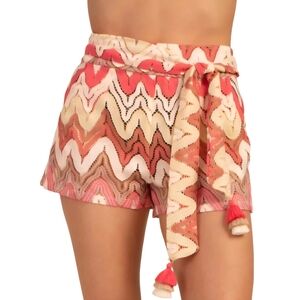 Trina Turk Palisade Short Swim Coverup Size Extra Small Crochet